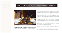 Desktop Screenshot of caffepiazza.com